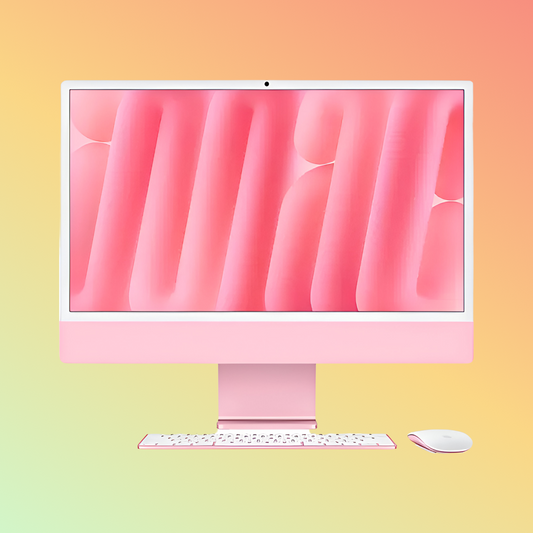 Apple iMac 24'' 4.5K (2024), M4, 10-Core CPU, 16GB RAM, 256GB SSD, Pink