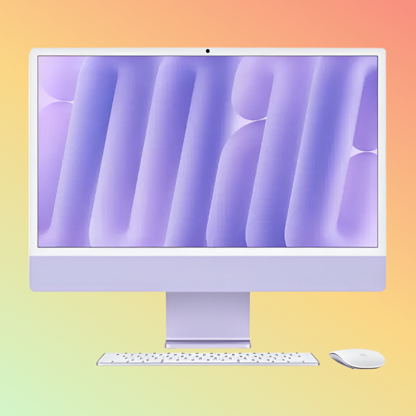 APPLE Z1EU000AP (2024) iMac - M4 Chip 10-Core CPU, 32GB, 2TB SSD, 10-Core GPU | 16-Core Neural Engine, 24" 4.5K (4480 x 2520) (Purple)