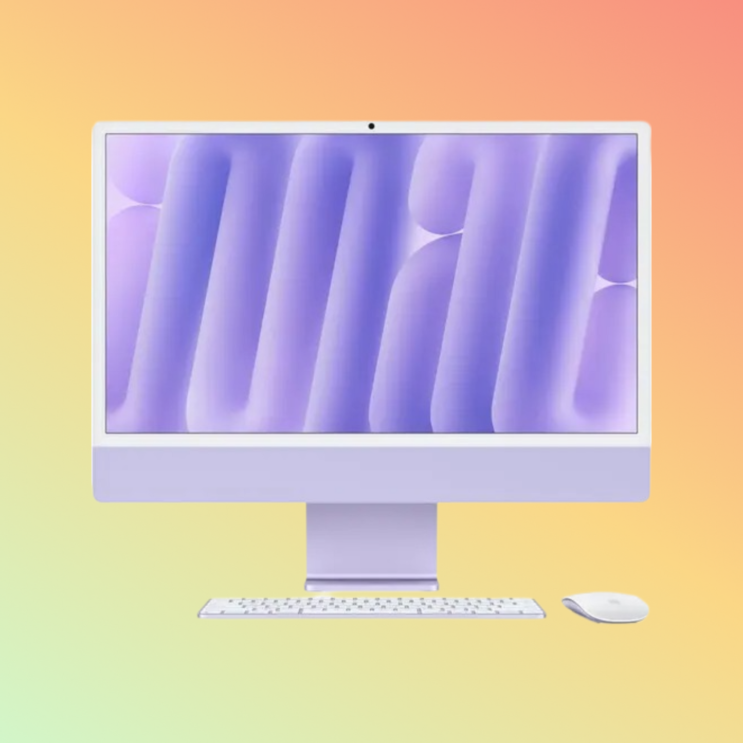 APPLE Z1EU000E7 (2024) iMac - M4 Chip 10-Core CPU, 32GB, 1TB SSD, 10-Core GPU | 16-Core Neural Engine, 24" 4.5K (4480 x 2520), (Purple, Nano-Texture Glass)