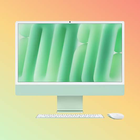 Apple iMac 24'' 4.5K (2021), M1, 8GB RAM, 256GB SSD, Green
