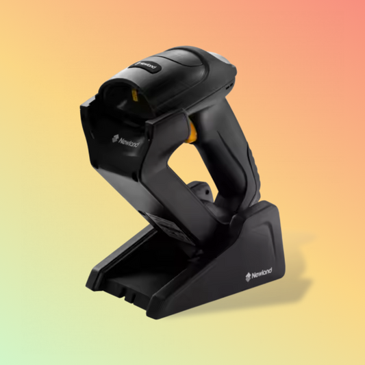 Newland HR52 Bonito BT 555 mm LED Light 1D 2D Laser Barcode Scanner Bluetooth USB Serial Connectivity Stand Supermarket Use
