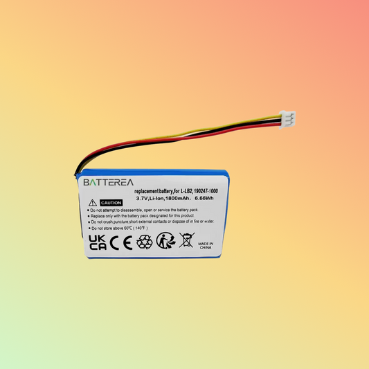 BATTEREA 3.7V 2000mAh replacement battery for Logitech MX1000 cordless mouse replaces for L-LB2 Li-ion
