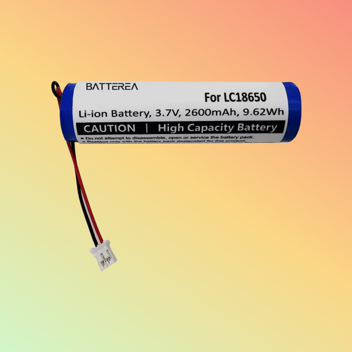 BATTEREA 3.7V 2600mAh replacement Battery for NVidia Shield P2570 replaces LC18650 Li-ion