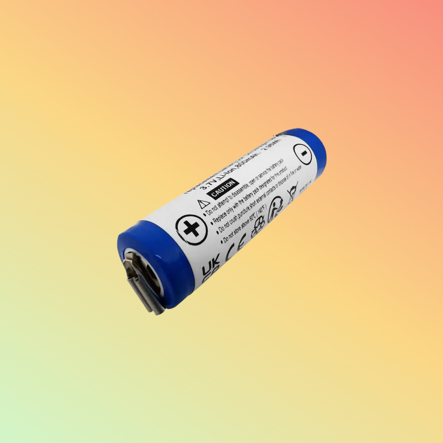 BATTEREA 3.7V 800mAh replacement for Moser ChromStyle 1584, Li-ion