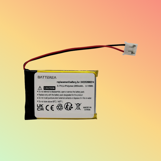 Batterea replacement battery for Philips Prestigo SRT9320 replaces 242252600214 Li-Polymer 3.7V 850mAh