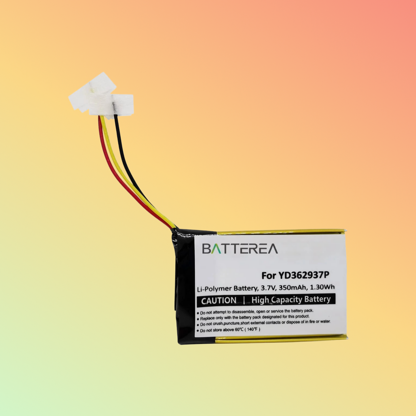 Batterea Wholesale WIFI remote controller Replacement battery for GoPro Wi-Fi Remote replaces YD362937P Li-polymer 350mAh 3.7V