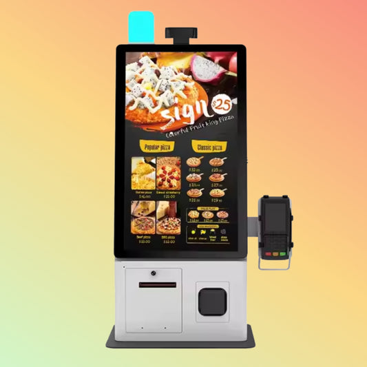 MAKEN 24 Inch Desktop Countertop Interactive Payment Terminal Machine Self Service Coffee Kiosk