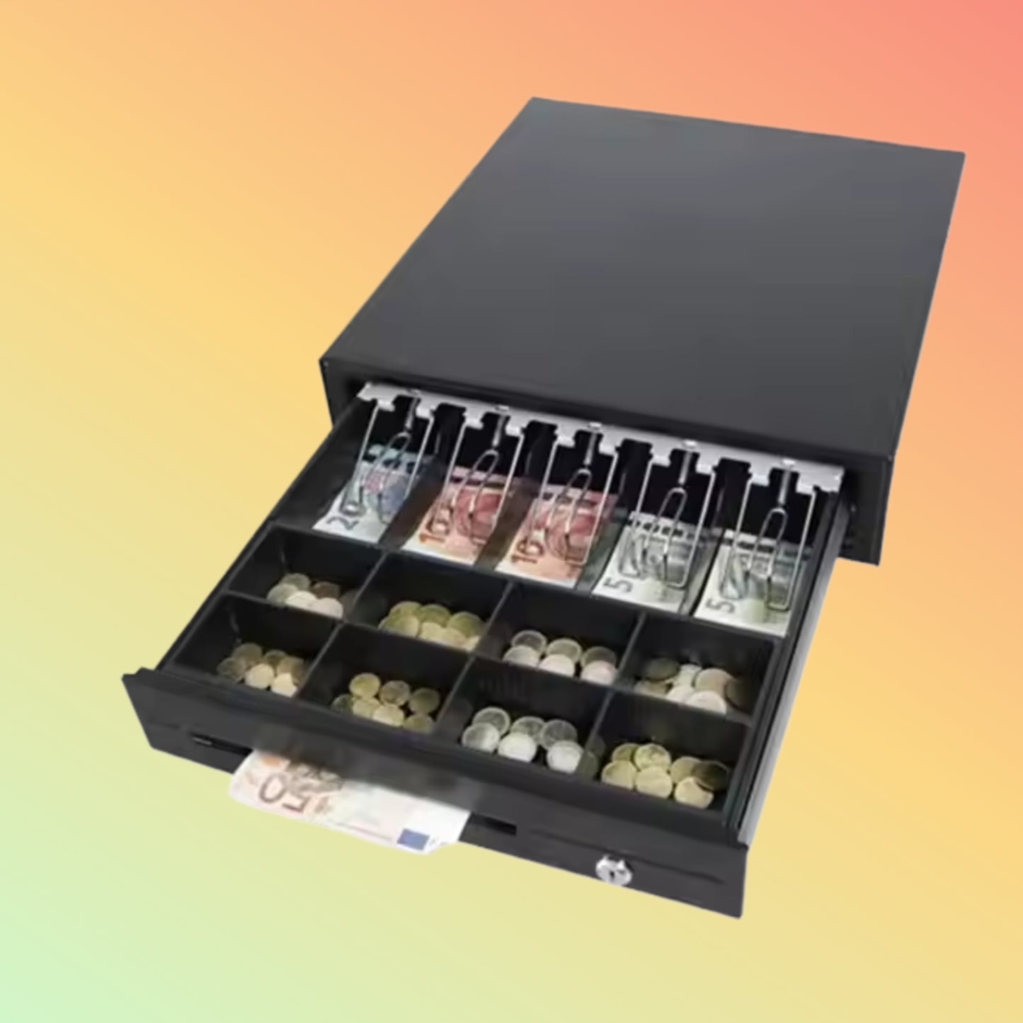 MAKEN 4/5/6/8Bills 8Coins Supermarket Electronic Cash Register Machine Cash Drawer For Sale
