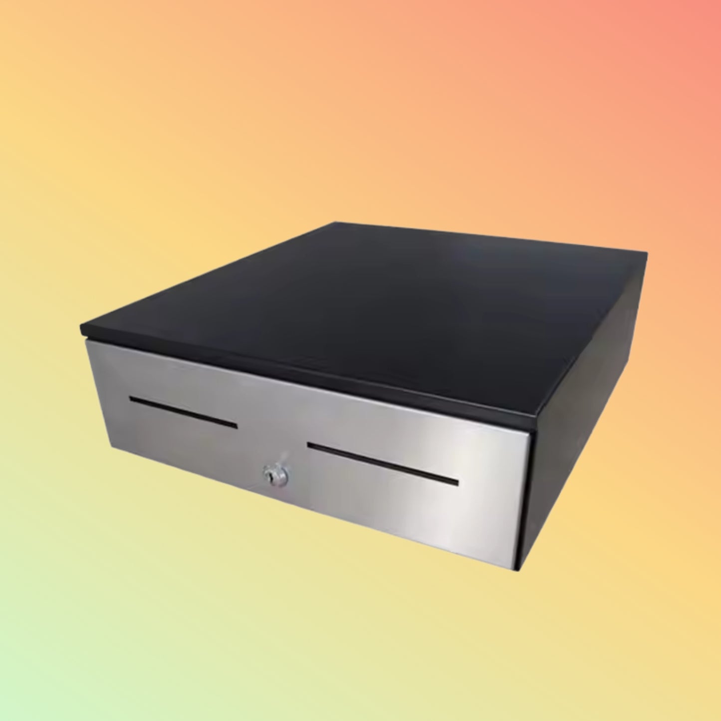 MAKEN SK-410 4Bills 8Coins Supermarket Equipment Metal Case Money Safe Box Cash Drawer Till