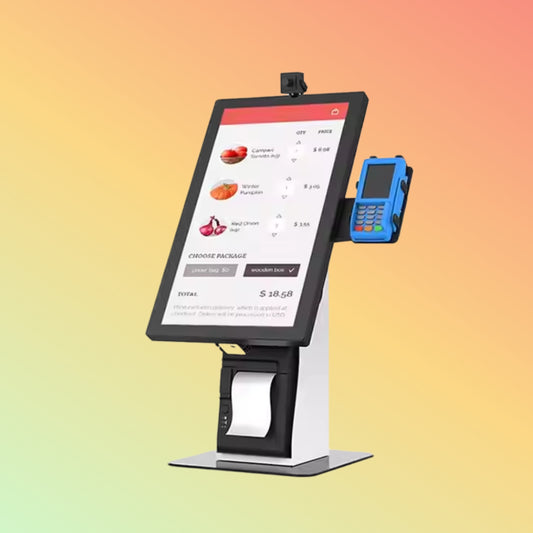 MAKEN Self Ordering Payment Kiosk Display Terminal Machine Counter Top Self Checkout Kiosk Restaurant