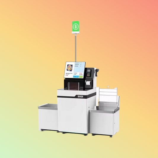 MAKEN Supermarket Shopping Mall Grocery Cashless Self Payment Terminal Kiosk Machine Self Checkout POS
