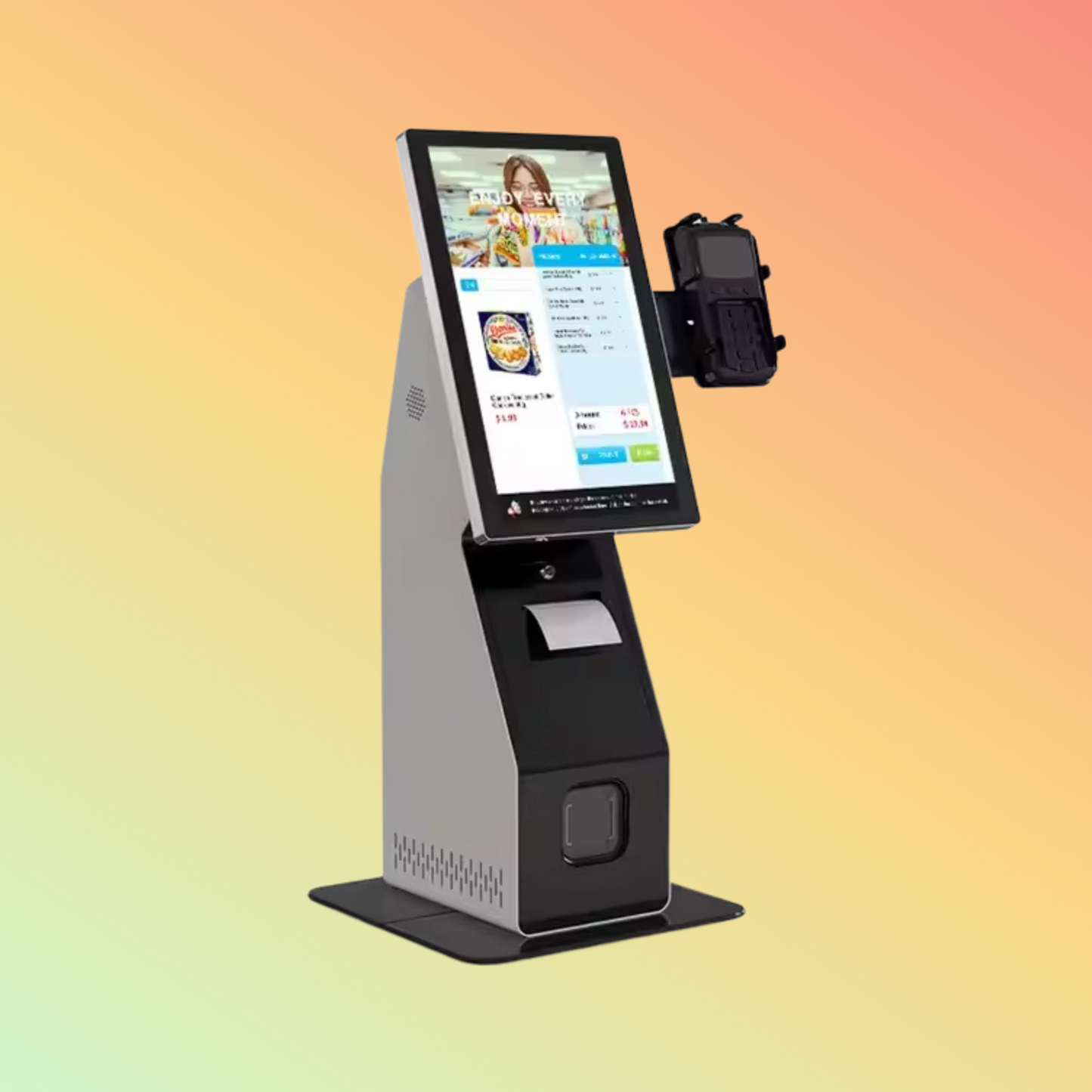 MAKEN Desktop Interactive self-service payment kiosk 15.6 inch kiosk pos touch screen