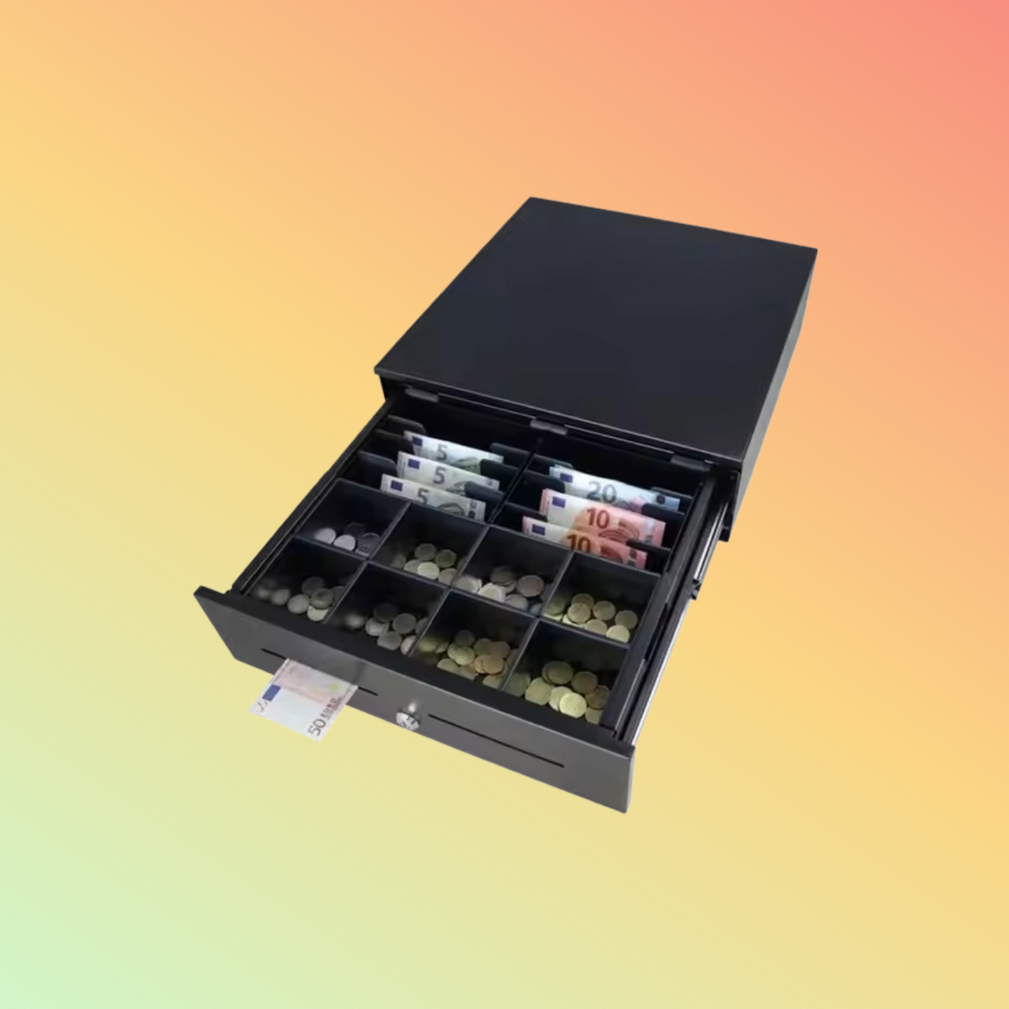 MAKEN Restaurant retail supermarket safe pos 3 position key lock factory supply cash drawer