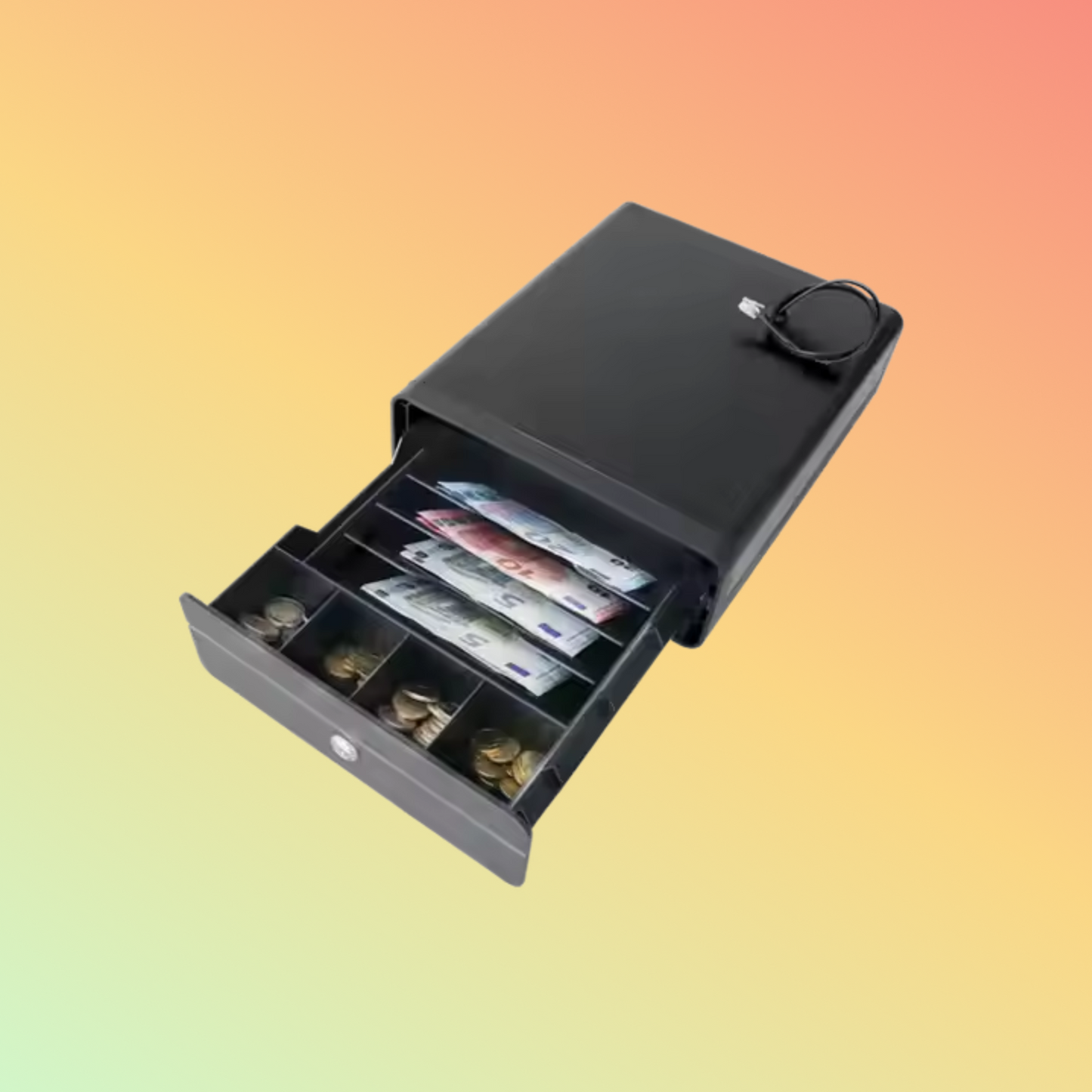 MAKEN CX-240 4 bills 4 coins 12V/24V safe pos metal structure cash drawer mini