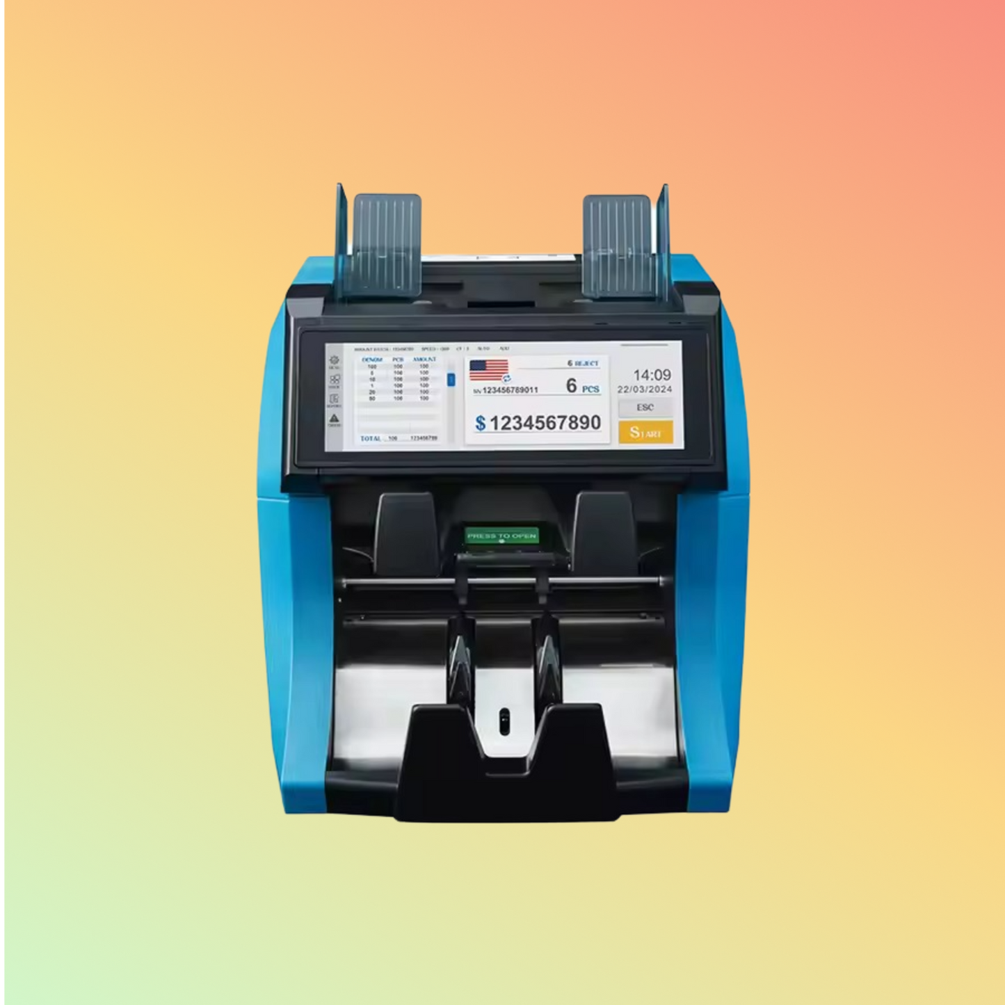 NUMEN portable mixed denomination value money counter banknote suppliers