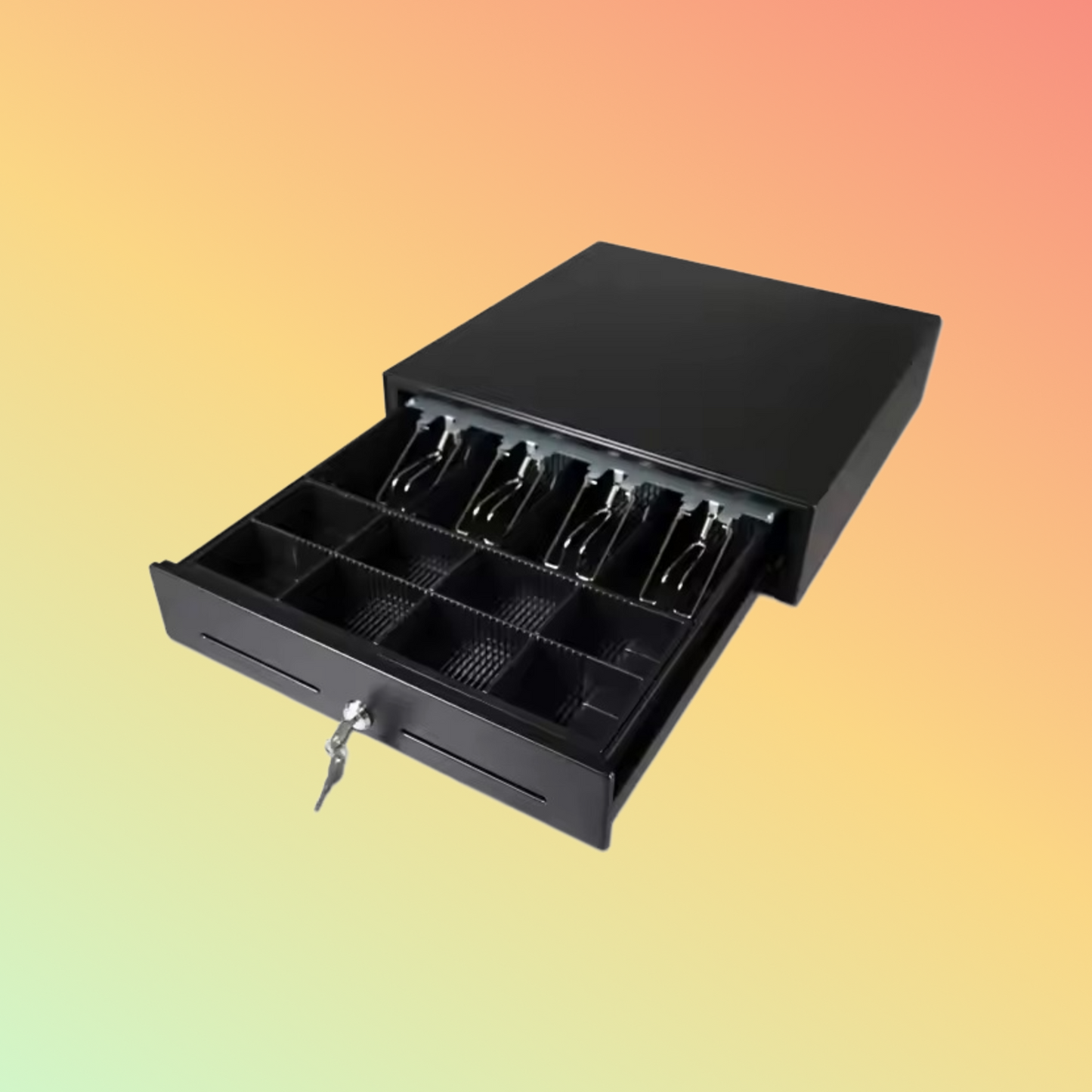 Kasrow High Quality POS System Cash Register 3 Position Lock Cash Drawer For Thermal Printer