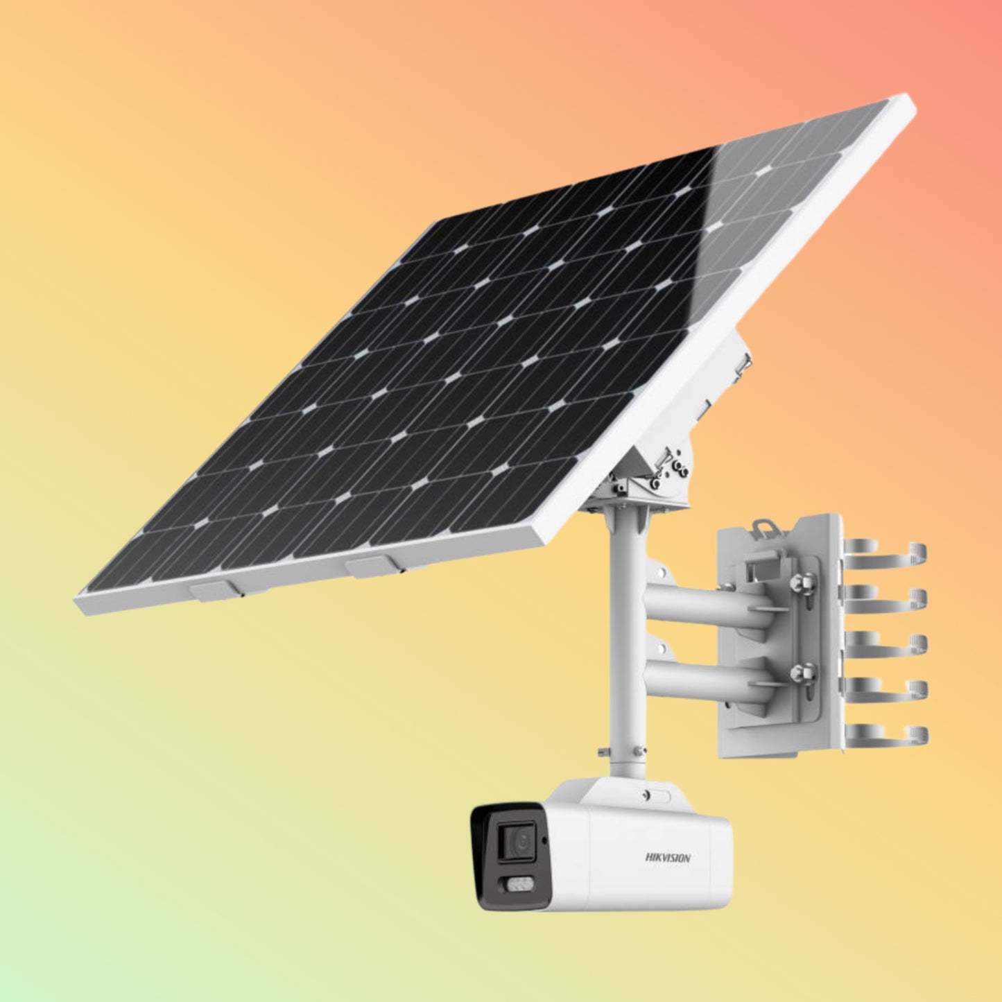 Hikvision DS-2XS6A46G1/P-IZS/C36S80 4MP ANPR Bullet Solar Power 4G Network Camera Kit