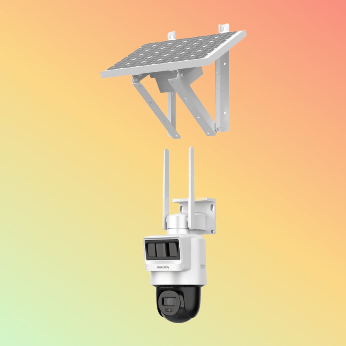 Hikvision DS-2DE2C400IWG-K/4G/C09S20 4MP Pro Solar-powered Security PT Camera Setup