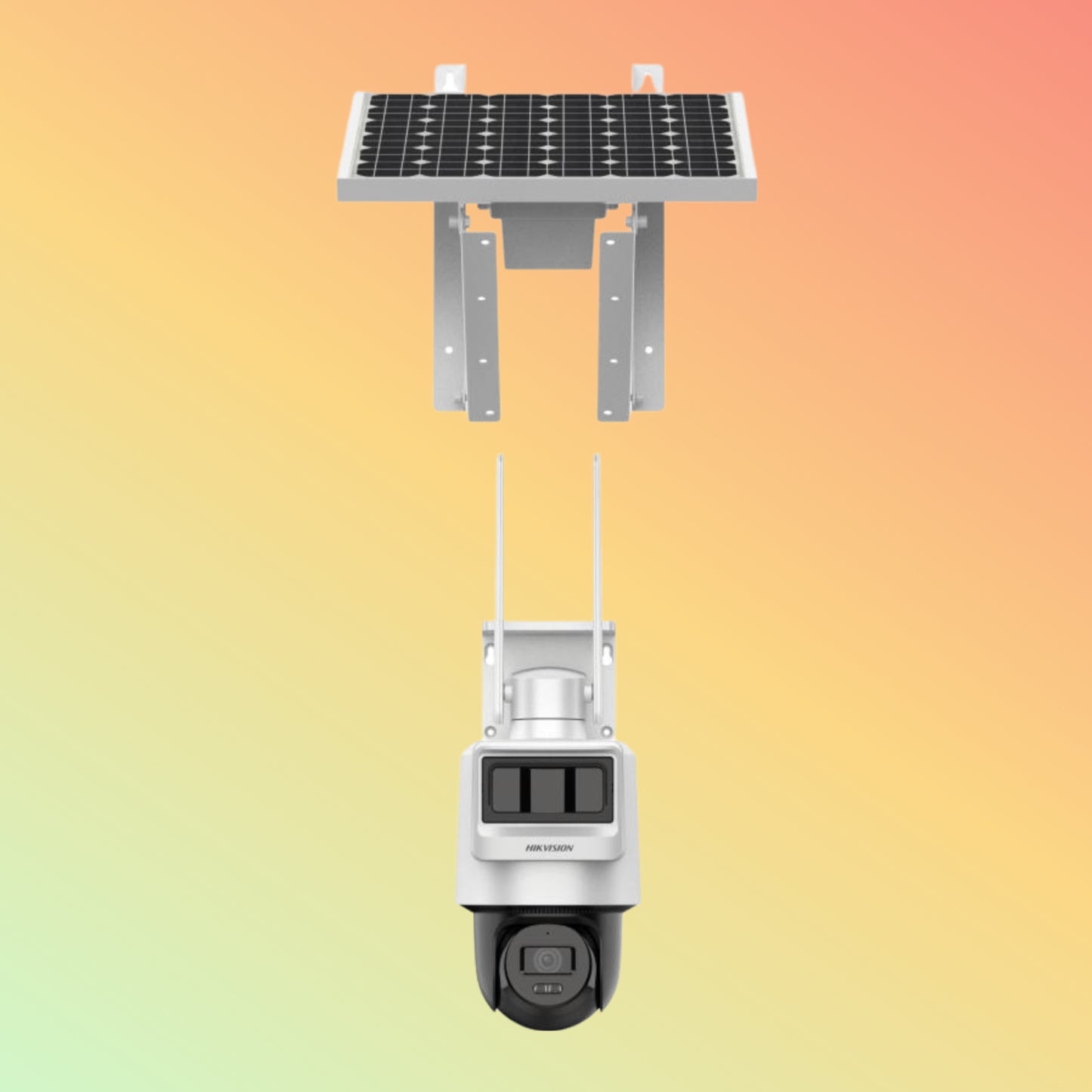 Hikvision DS-2DE2C400IWG-K/4G/C09S20 4MP Pro Solar-powered Security PT Camera Setup