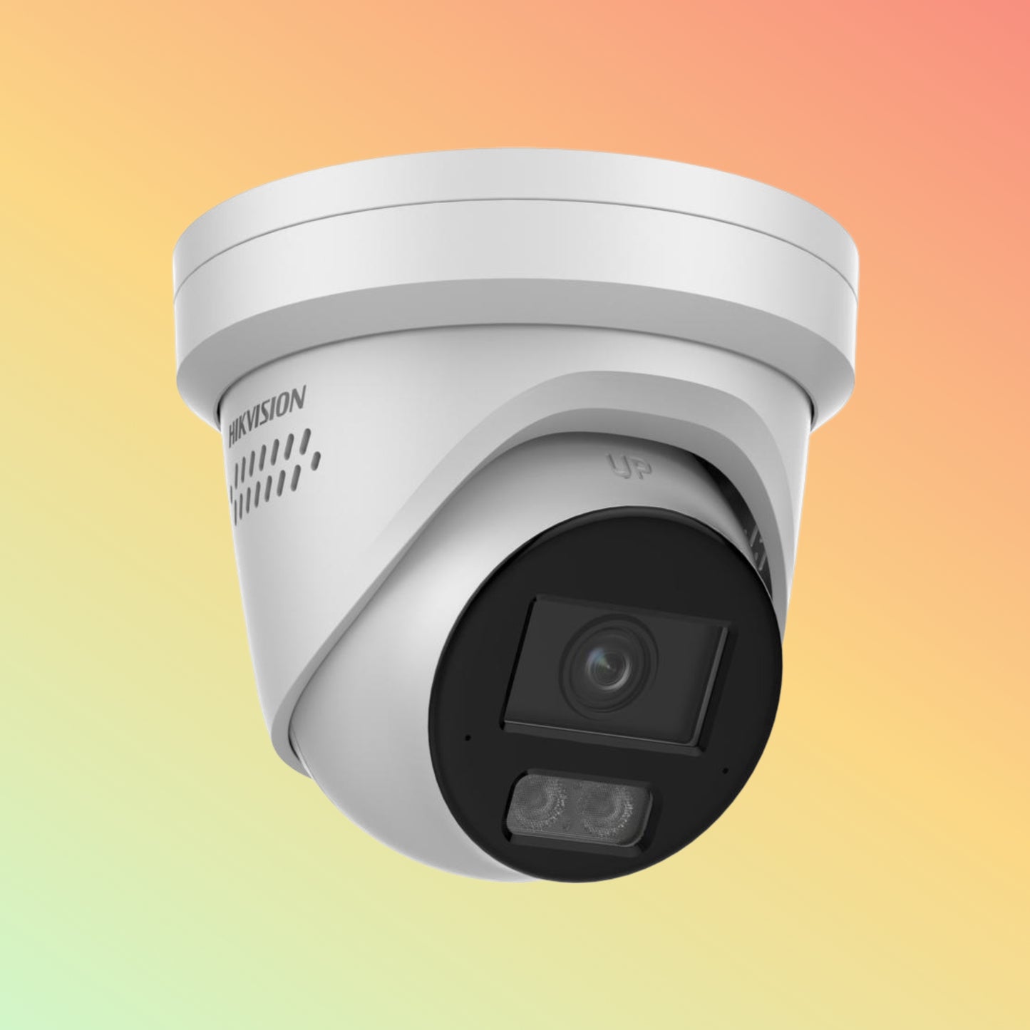 Hikvision DS-2CD3386G3-LISU/SL(Y) 8 MP AcuSense Strobe Light and Audible Warning Fixed Turret Network Camera