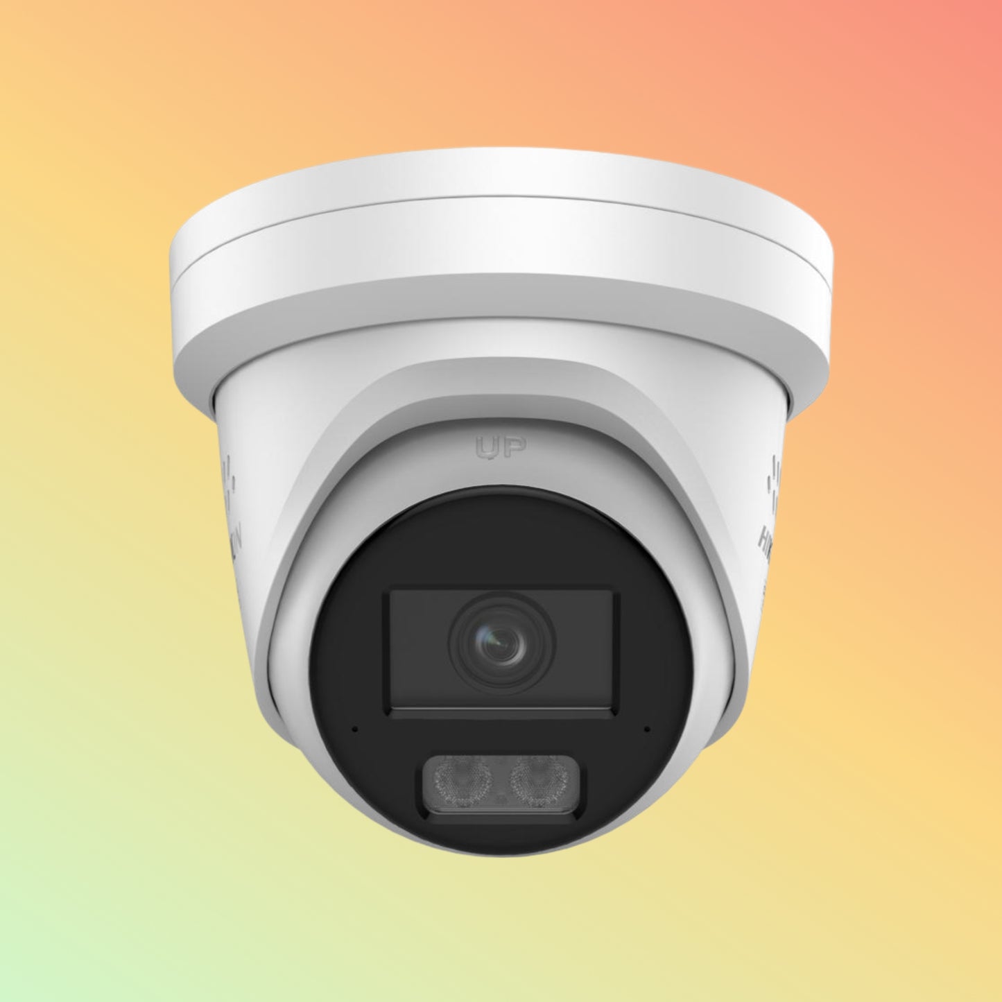 Hikvision DS-2CD3386G3-LISU/SL(Y) 8 MP AcuSense Strobe Light and Audible Warning Fixed Turret Network Camera