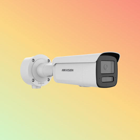 Hikvision DS-2CD3T46G3-LISU/SL(Y) 4 MP AcuSense Strobe Light and Audible Warning Fixed Bullet Network Camera