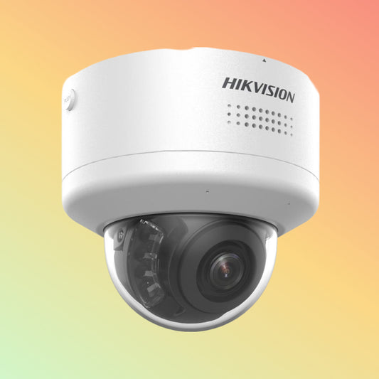 Hikvision DS-2CD3746G2H 4MP Smart Dome Cam with Strobe, Audio & Darkfighter S
