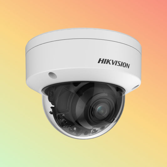 Hikvision DS-2CD3766G2HT-LIZS(U)(Y) 6 MP Smart hybrid light with Darkfighter S Motorized Varifocal Dome Network Camera