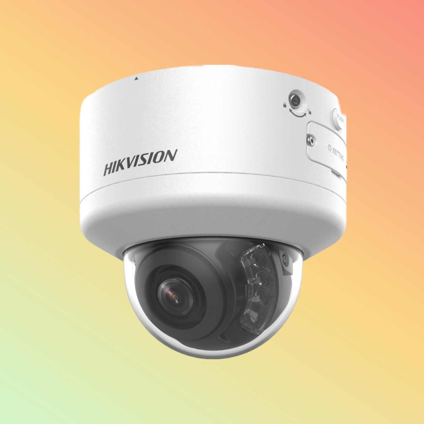 Hikvision DS-2CD3746G2HT 4MP Smart Dome Cam with Strobe & Audio