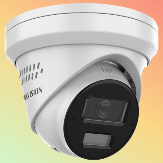 Hikvision DS-2CD2323G2-LI2U/S(L)(RB) 2 MP Acusense Strobe Light and Audible Warning & Smart Hybrid Light Fixed Turret Network Camera