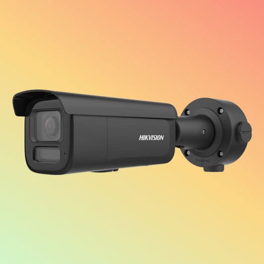 Hikvision 4 MP AcuSense Strobe Light and Audible Warning Motorized Varifocal Bullet Network Camera