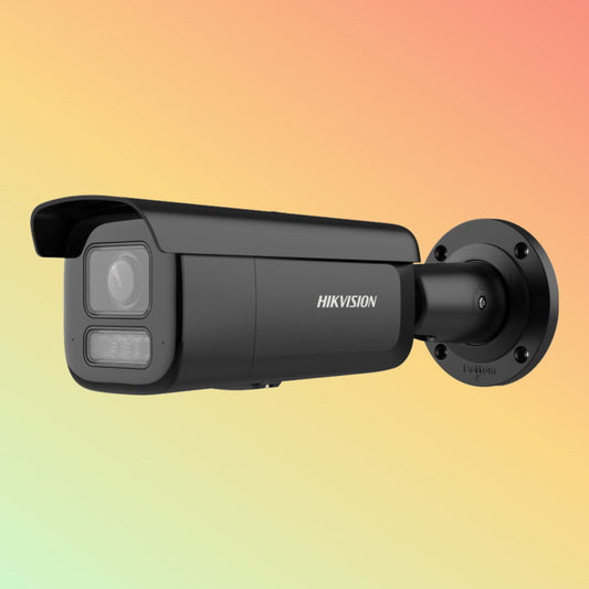 Hikvision DS-2CD2643G2 4MP AcuSense Varifocal Bullet Cam with Strobe, Audio & Hybrid Light