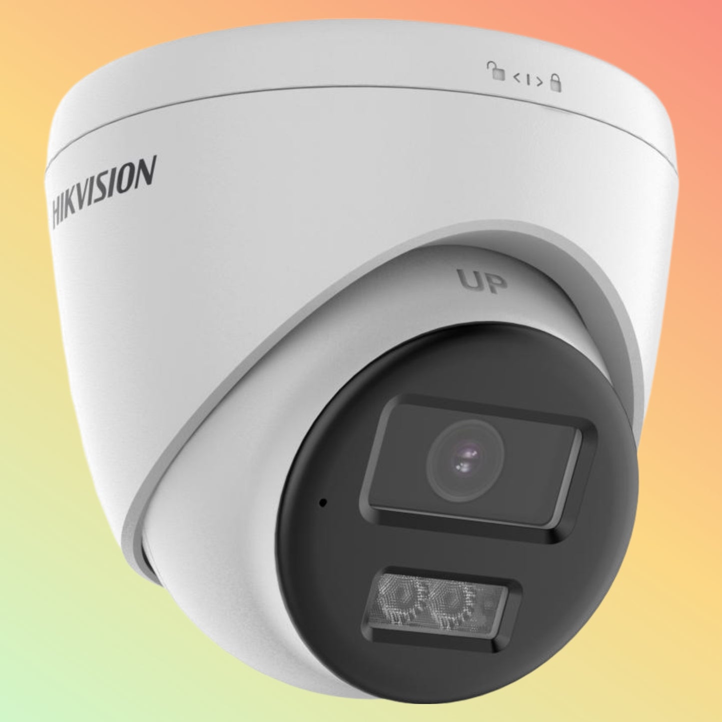 Hikvision DS-2CE78D0T-LXTS/A 2MP Two Way Audio & Siren Fixed Turret Camera