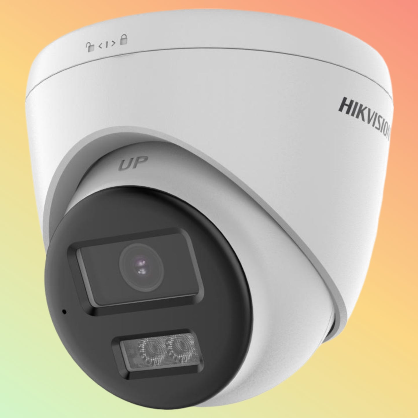 Hikvision DS-2CE78D0T-LXTS/A 2MP Two Way Audio & Siren Fixed Turret Camera