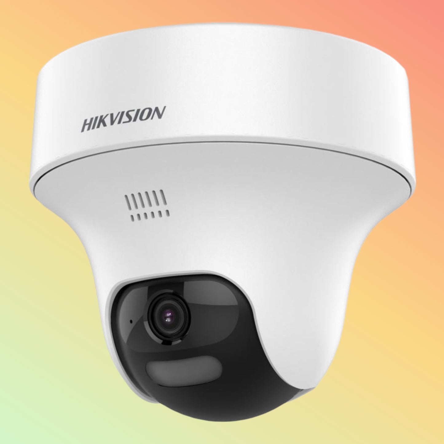 Hikvision DS-2CE70K0T-PTLXTS 3K Two Way Audio & Siren Fixed Bullet PT Turret