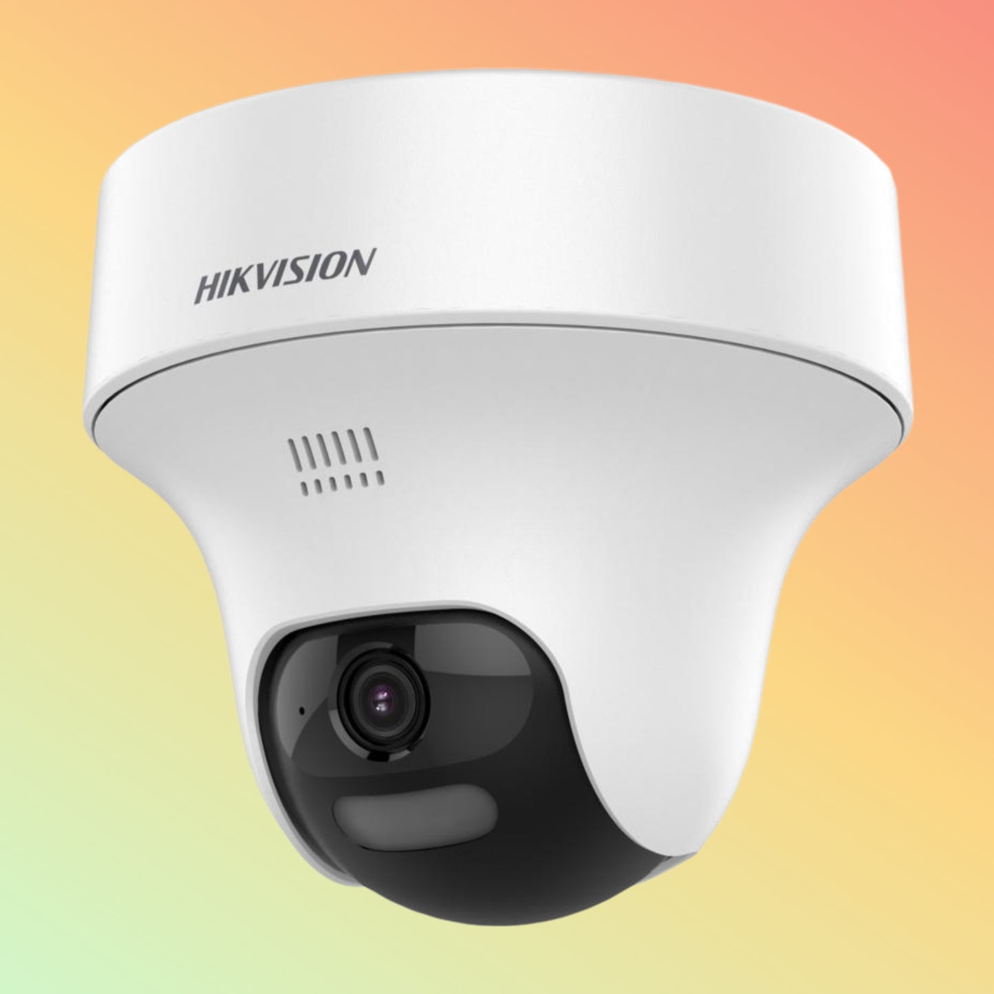 Hikvision DS-2CE70K0T-PTLXTS 3K Two Way Audio & Siren Fixed Bullet PT Turret