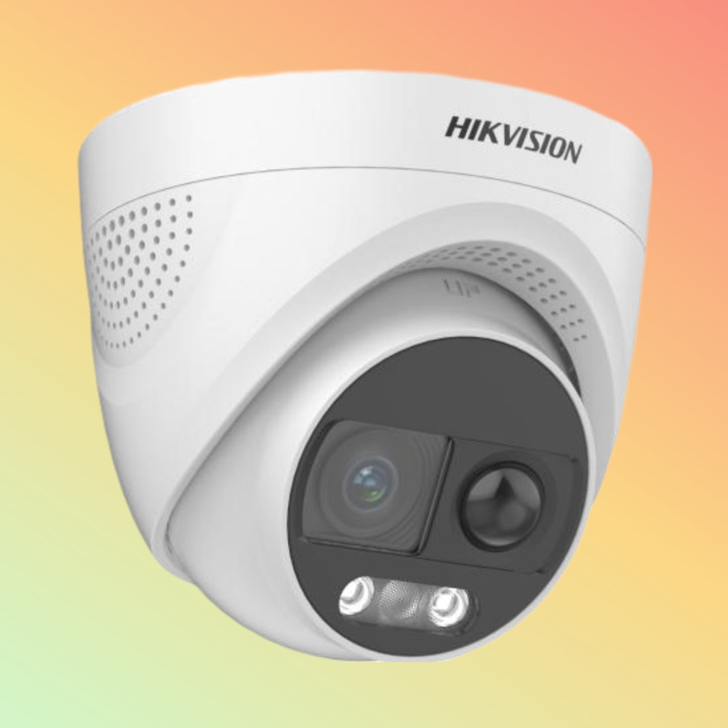 Hikvision DS-2CE72KF3T-PIRXO 3K ColorVu PIR Siren Fixed Turret Camera