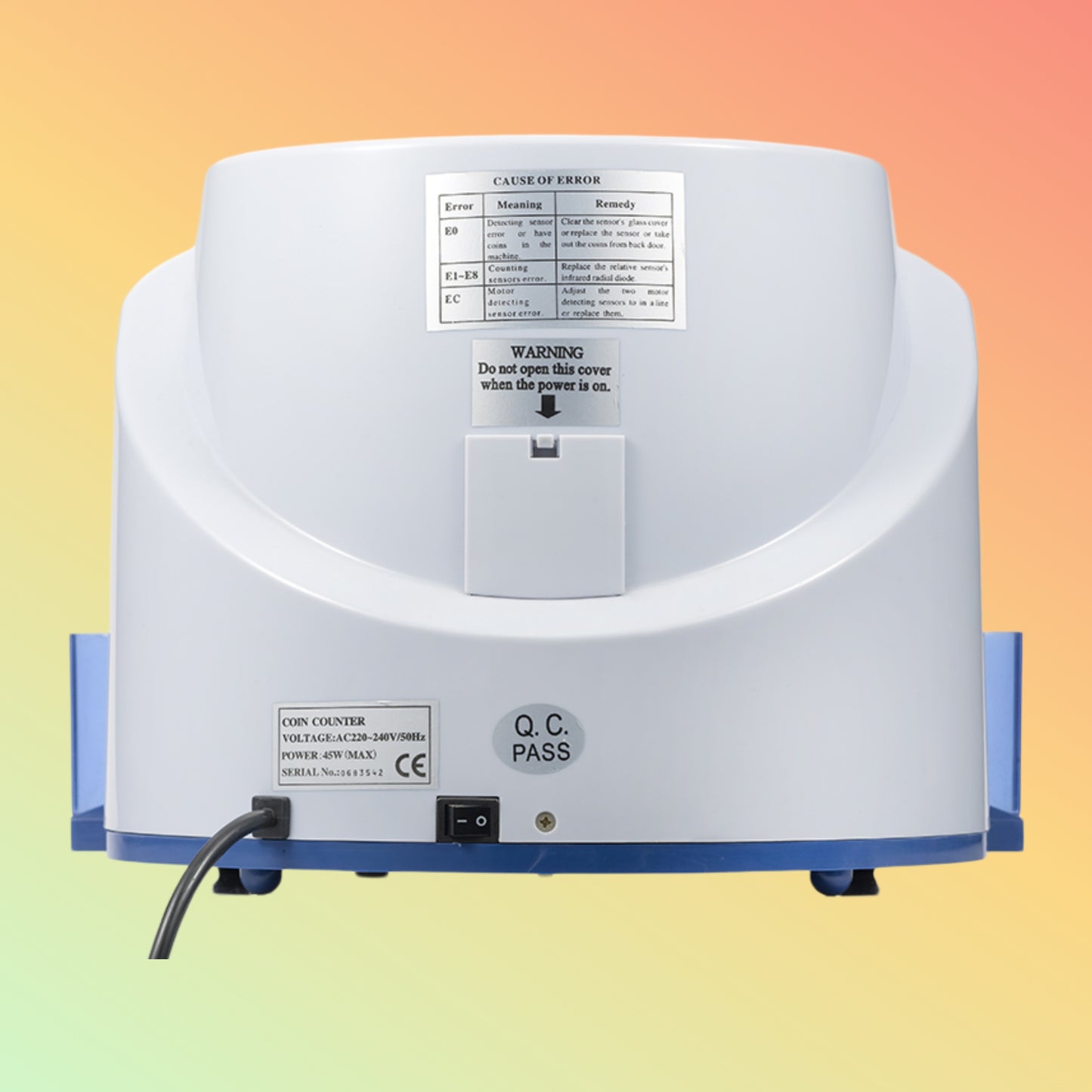 EasyCount EC50 Coin Counter and Sorter