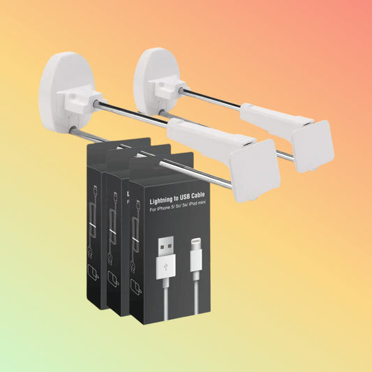 Epowsens HK001 Security Stop Lock for Slatwall & Pegboard Hooks