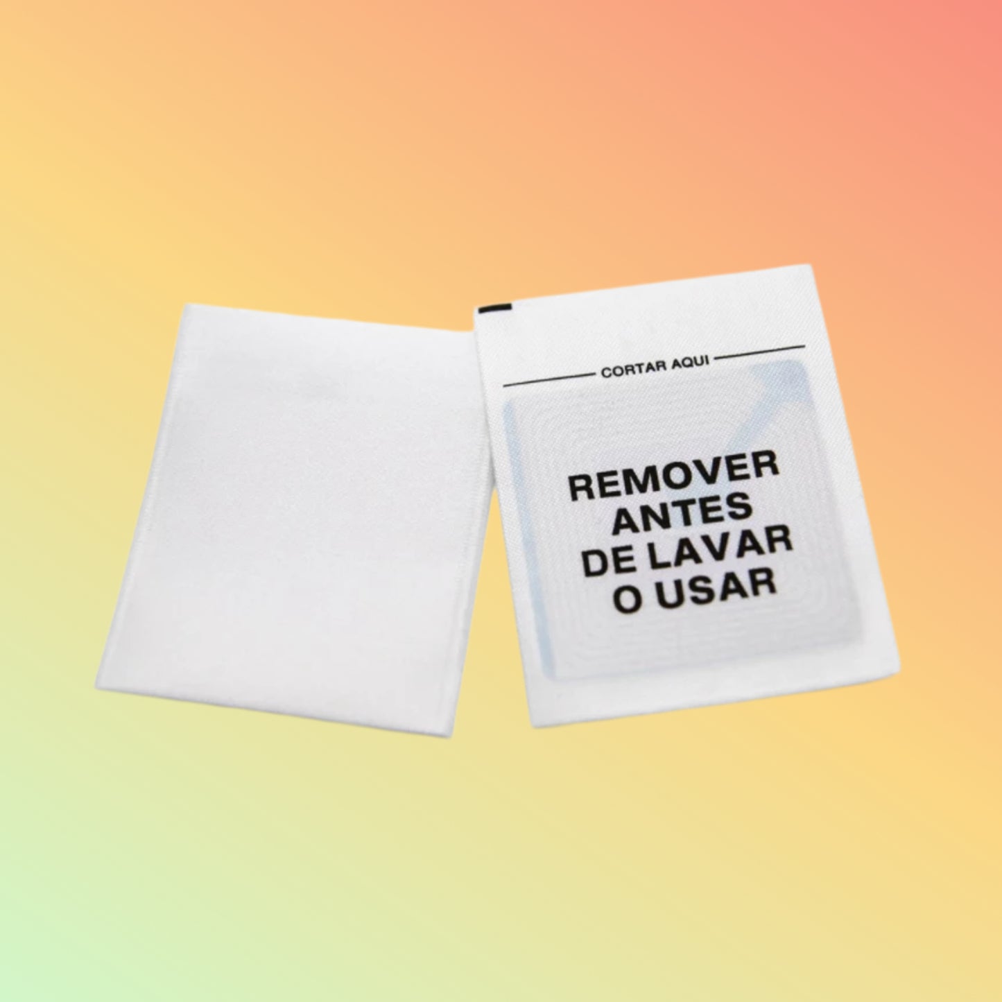 Epowsens Factory wholesale 40x58mm EAS 8.2mhz clothing rf sew label