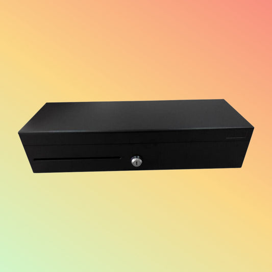 Ibocode Adjustable Cash Drawer, Stainless Steel, Bill/Coin Tray, POS Compatible