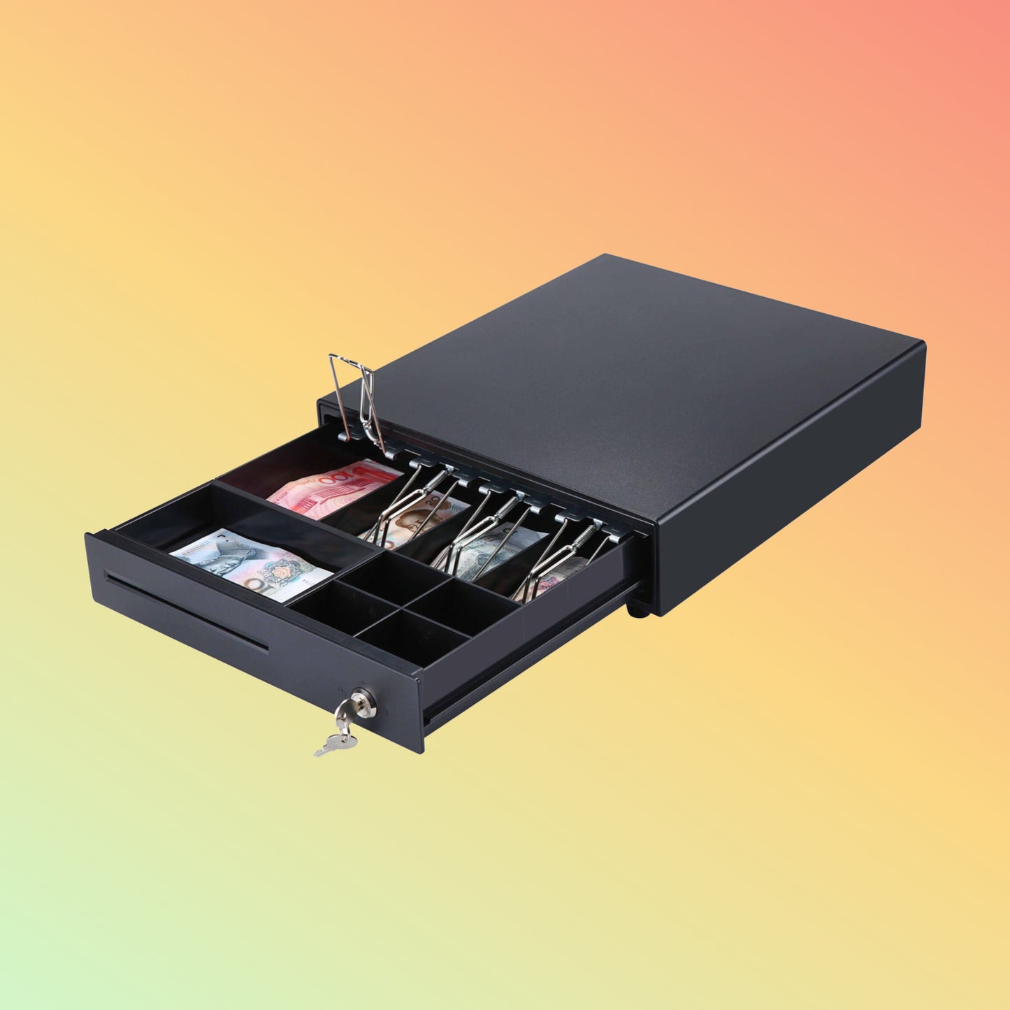 Ibocode Heavy Duty Removable Cash Tray 4B8C/5B4C Cash Register Drawer For POS System