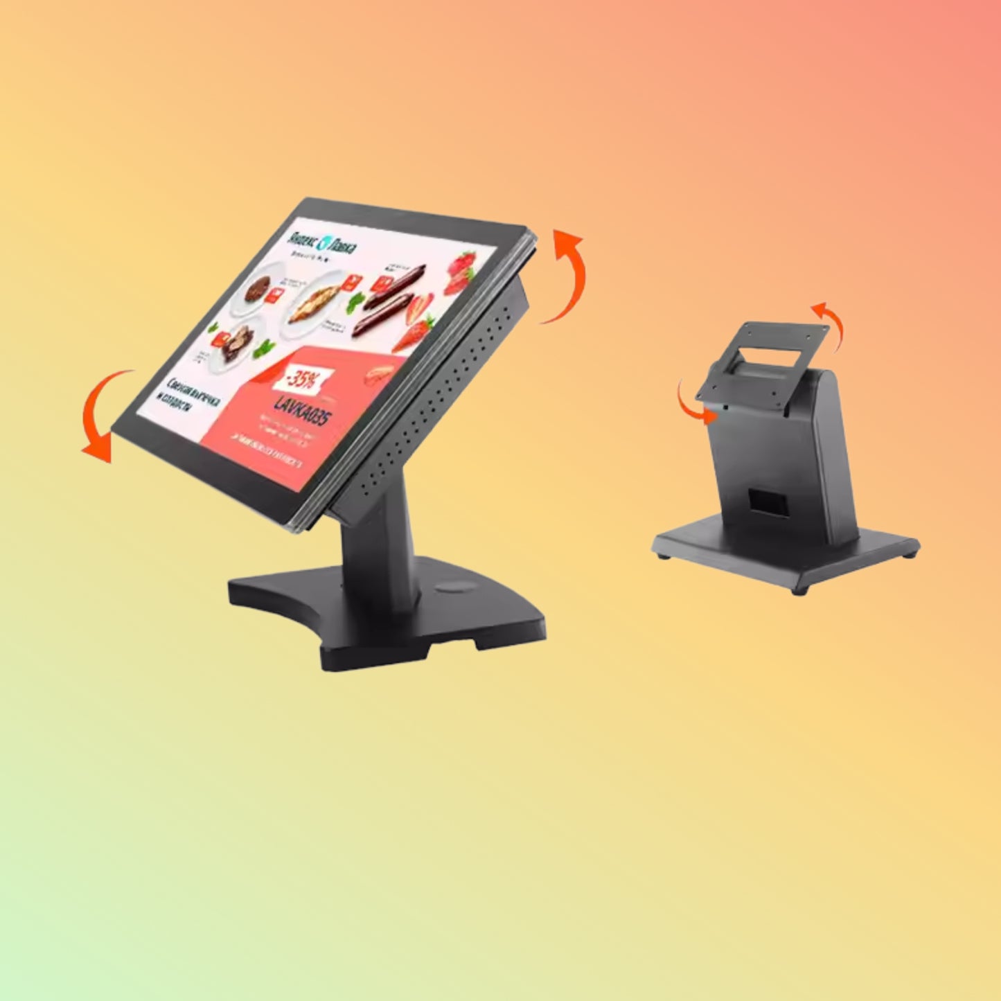 Geesung 18.5" Dual Screen Touch POS Terminal