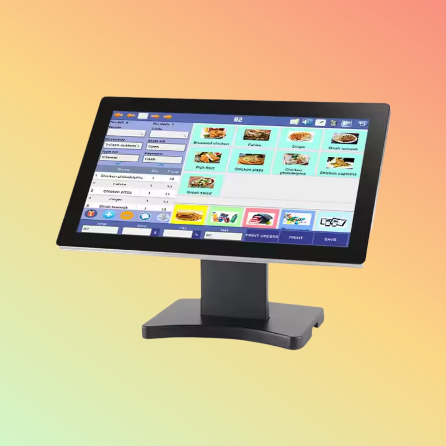 Geesung 18.5" Dual Screen Touch POS Terminal