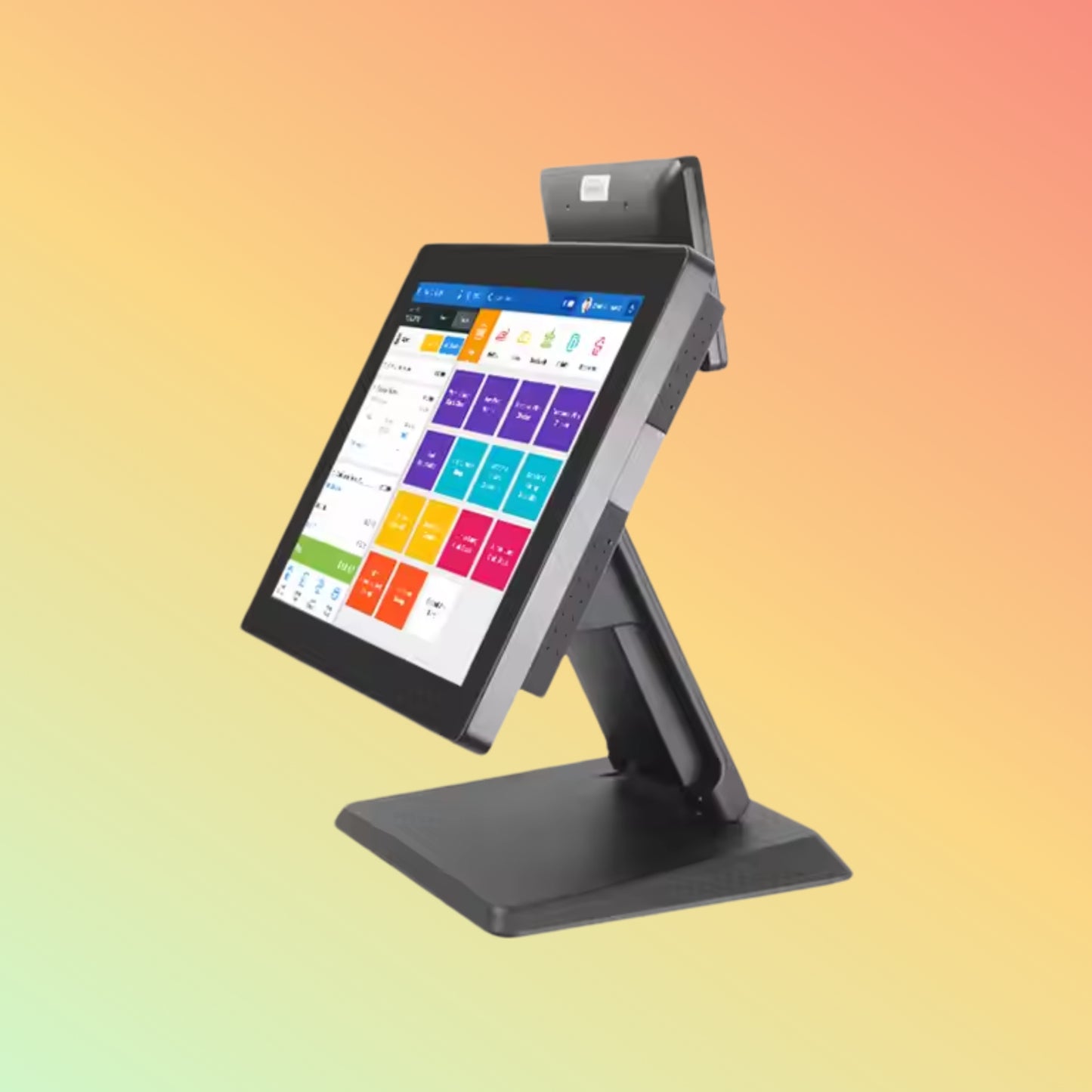 Geesung 15.6" Dual Screen Windows All-in-One Touch POS System