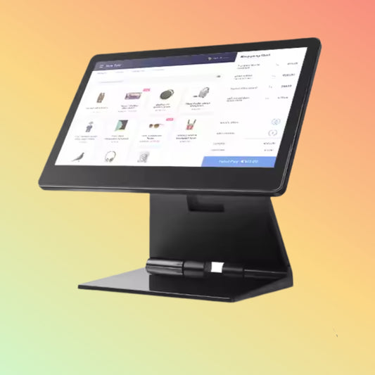 Geesung 15inch All in One POS System Set PC Windows Cash Register Restaurant of Sale Systems