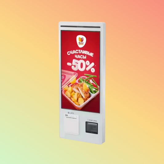 Geesung 21.5" & 27" Wall-Mounted Self-Service Payment Kiosk