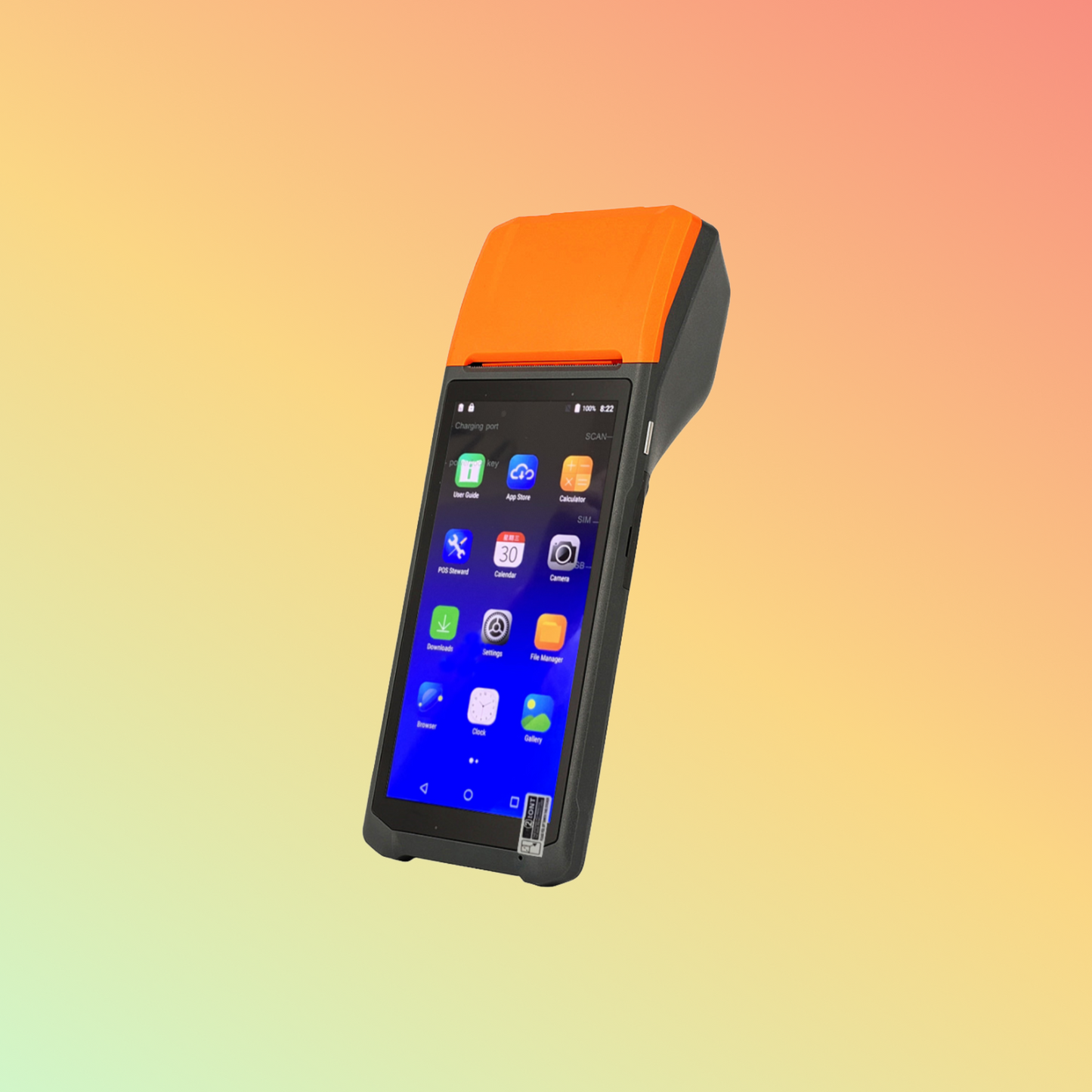 TOTALPOS H10 Series: 5.5" Mobile POS with 58mm Printer