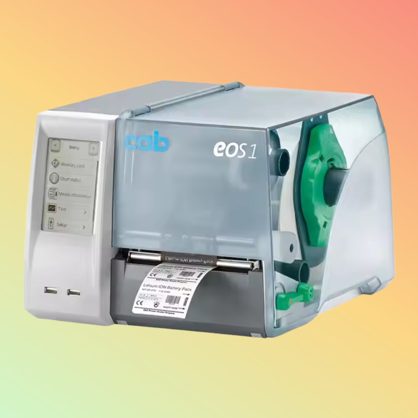 CAB EOS Series Combines All Functions of a Solid Label Printer