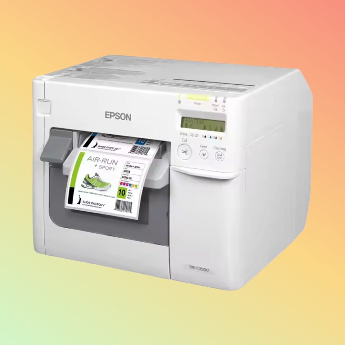 Epson ColorWorks C3500 Color Label Printer for Printing Color Labels